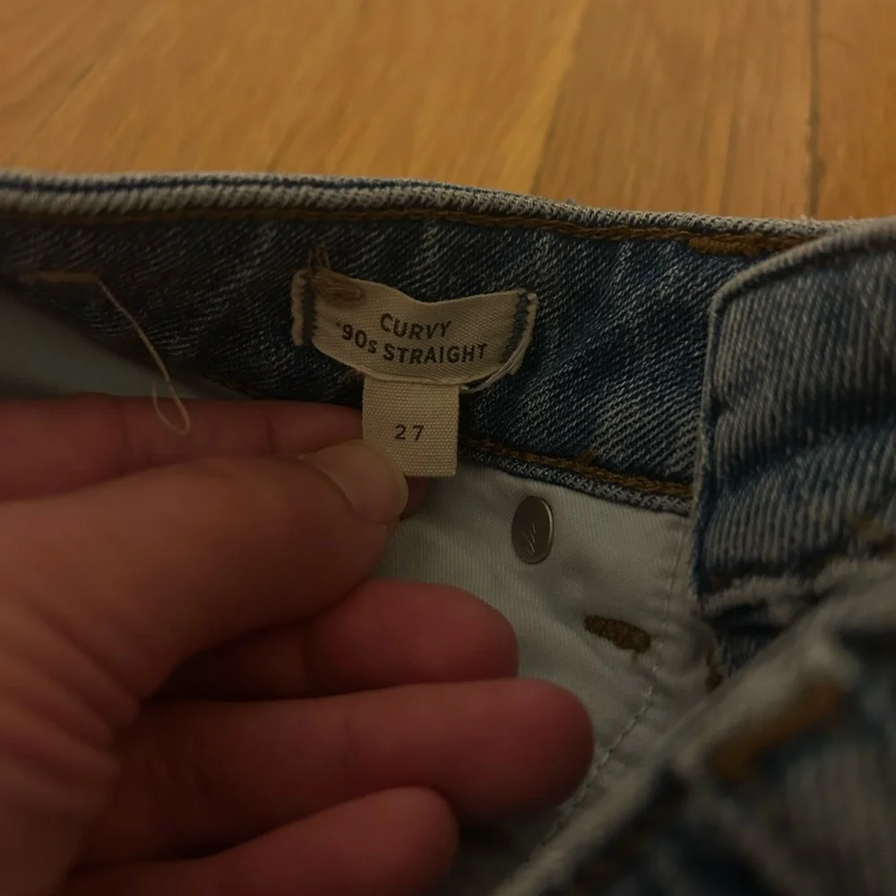 Madewell curvy 90s straight Jean - Picture 3 of 4